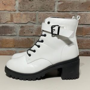 Size 7.5  Madden Girl combat boots